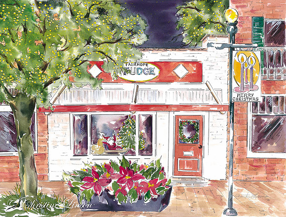 166 - Fairhope Fudge Christmas Card