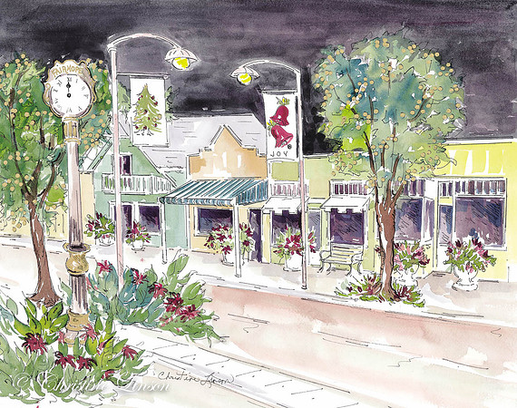 169 - Fairhope Downtown Christmas Card