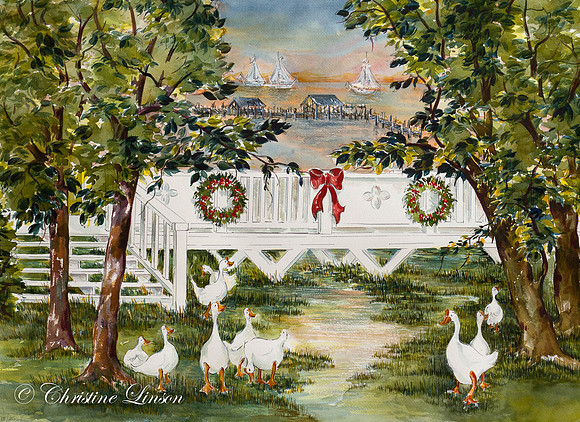 50 - Christmas Duck Pond